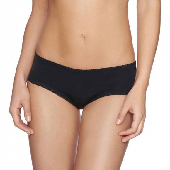 NEW BLUSH LINGERIE pretty little panty hipster shorty in black - Picture 1 of 2